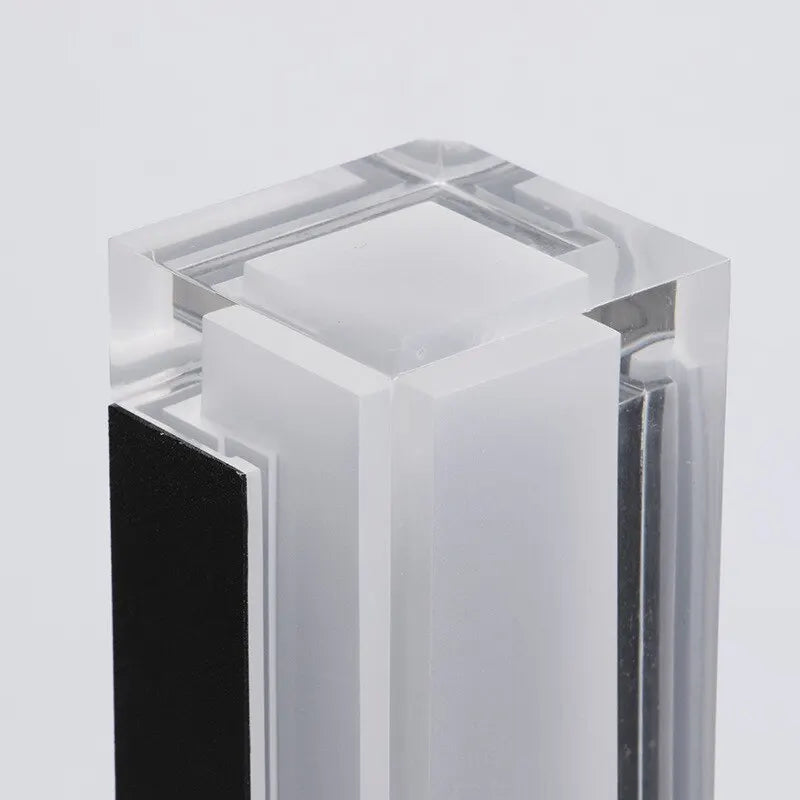 Close-up of the path light top
