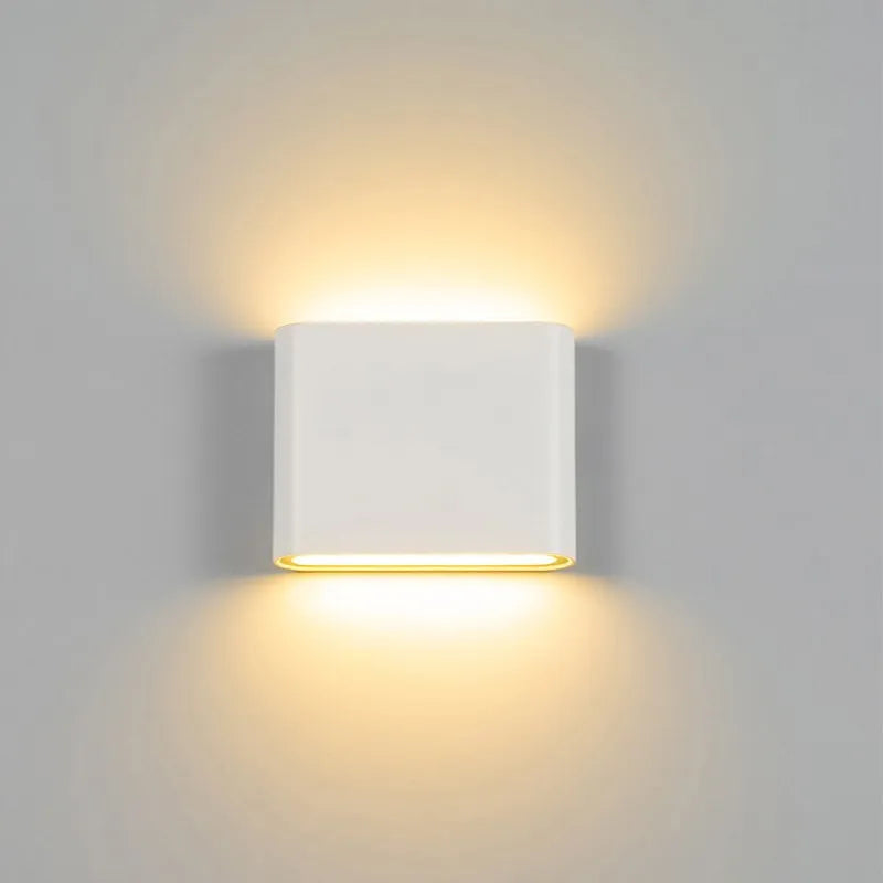White up/down wall light