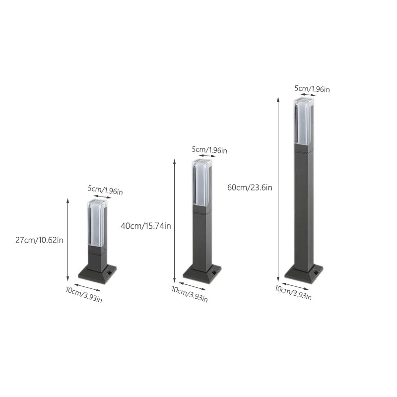 Path light height options