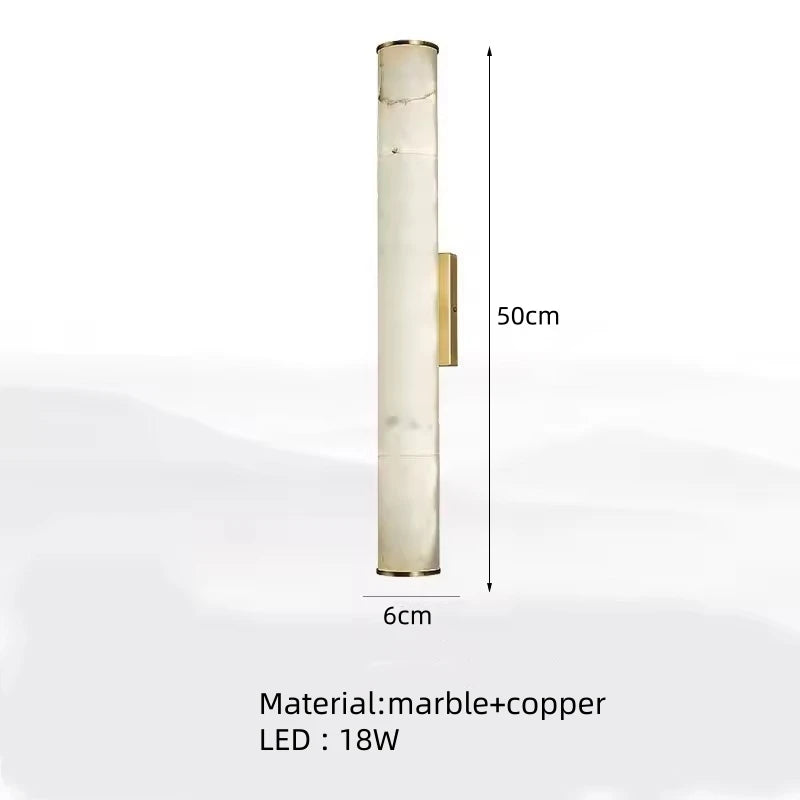 Marmo Marble & Copper Wall Sconce