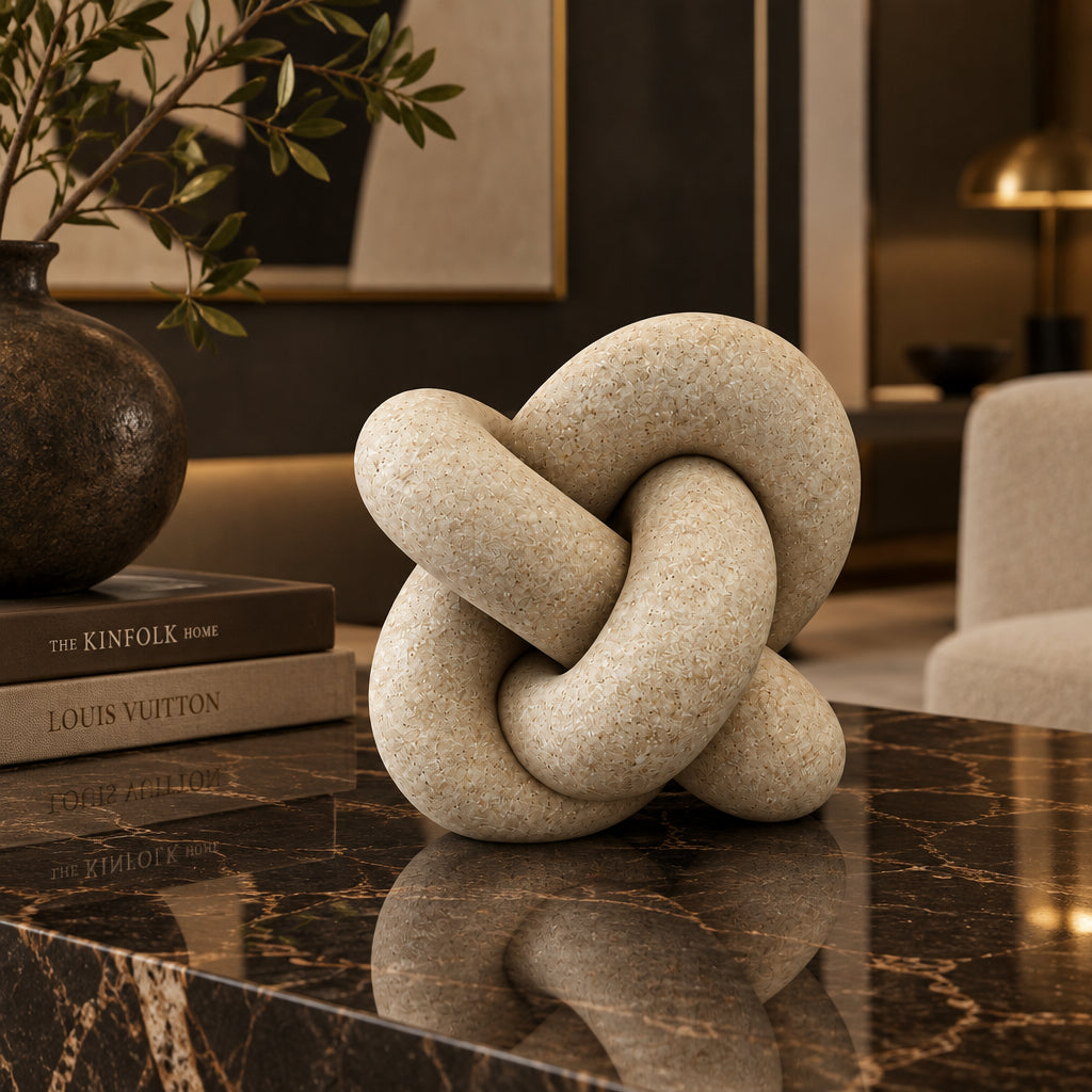 Nodo Sculptural Knot at night