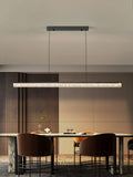 Vista Linear Glass Pendant, Black