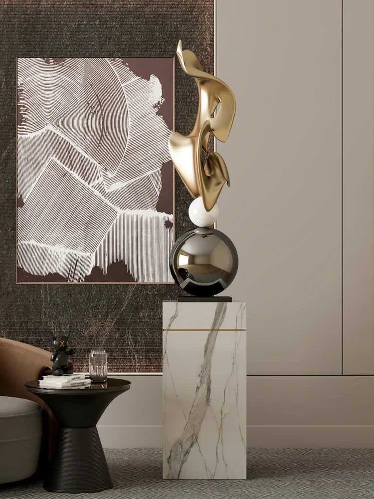 Aura Electroplated Floor Sculpture