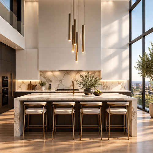 Cascade Long Cylinder Pendant