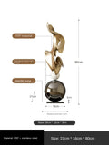 Aura Electroplated Floor Sculpture