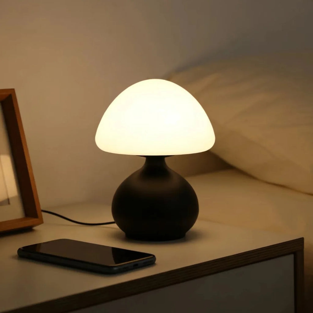 Luma Mushroom Table Lamp, Dimmable