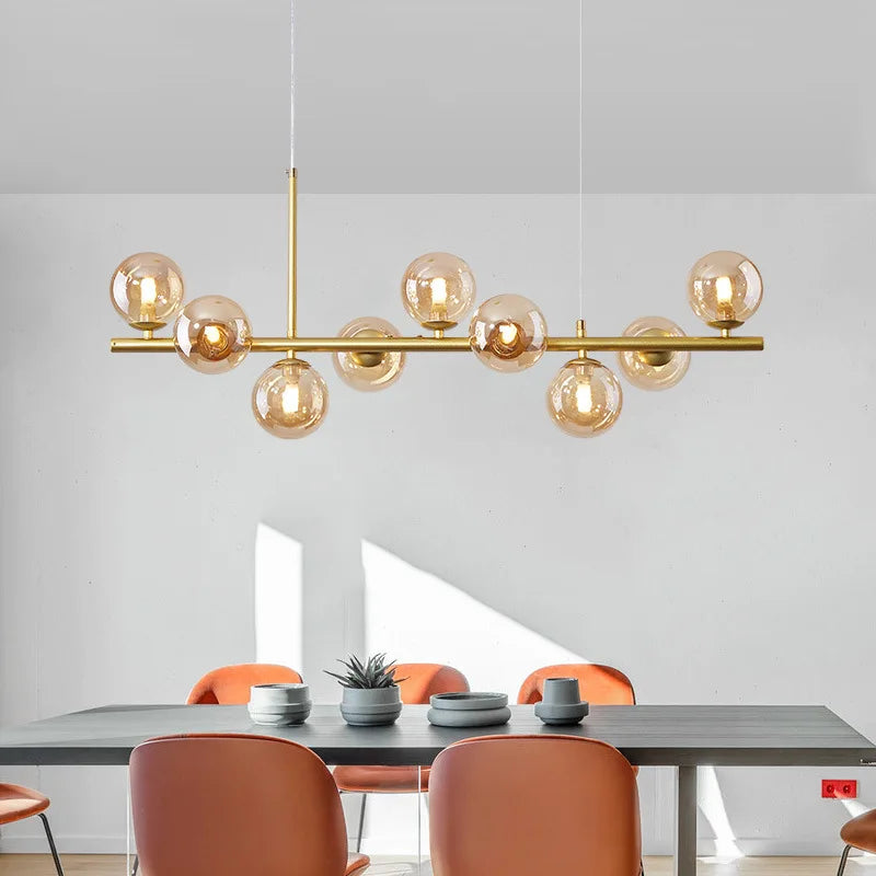Stellar Linear Sputnik Chandelier